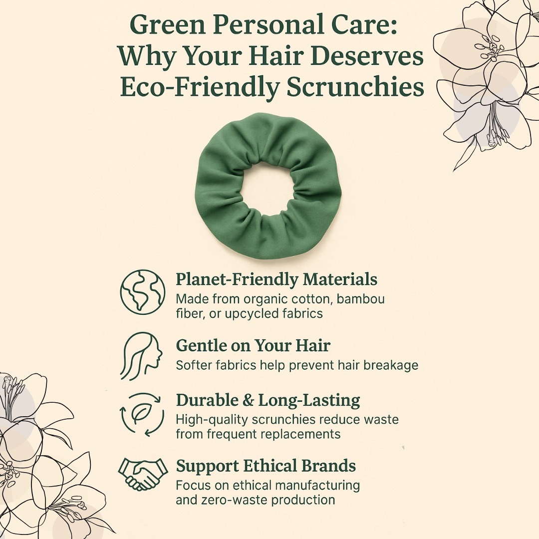 Green Personal Care: Why Your Hair Deserves Eco-Friendly Scrunchies 🌱