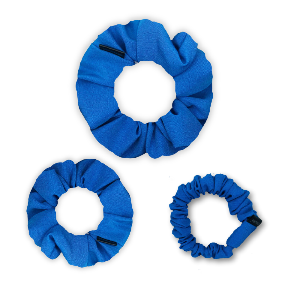 Ocean Wave Polyester 3 in 1 Scrunchie Pack
